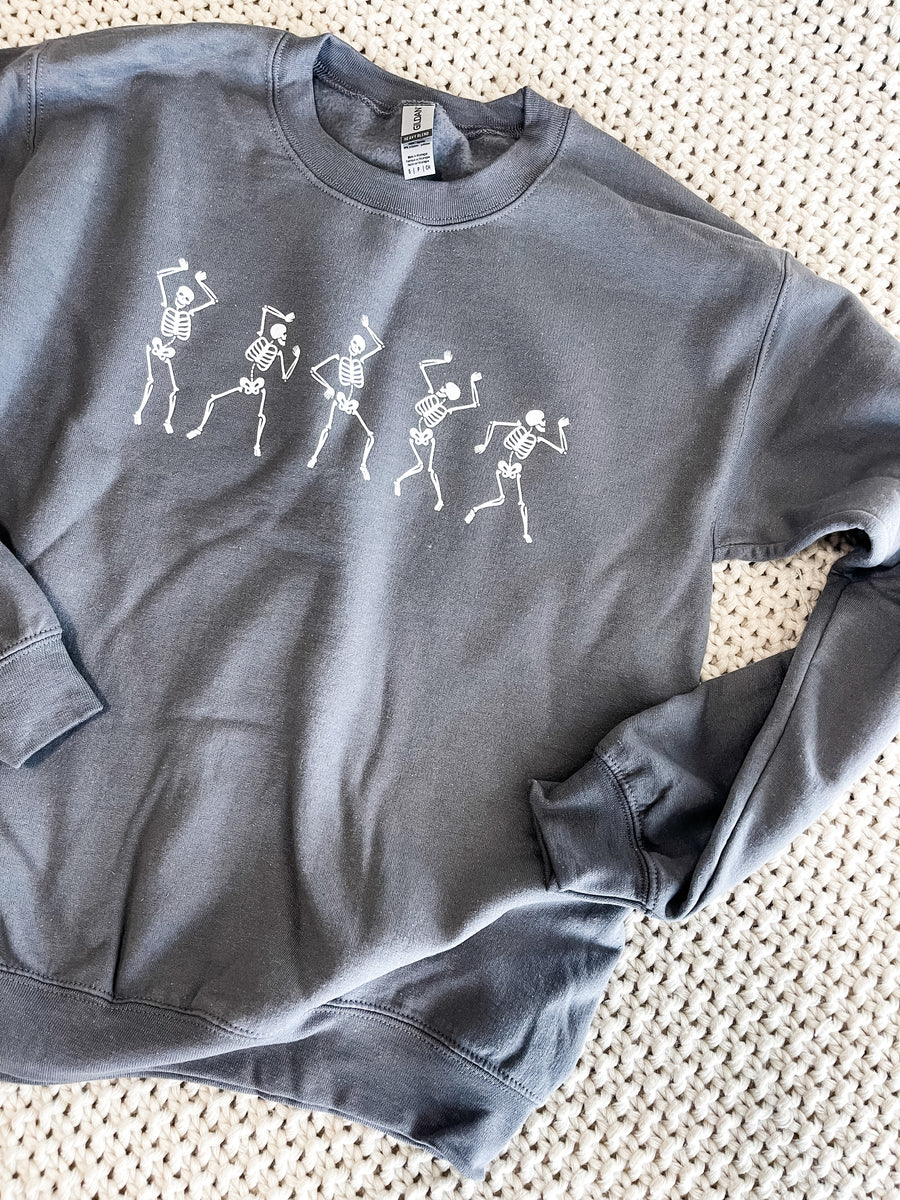 Skateboarding 2024 skeleton sweatshirt